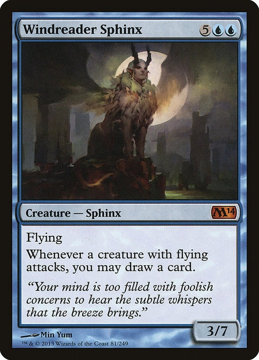 Image for Windreader Sphinx (81) (Magic 2014 (M14)) - Magic: The Gathering