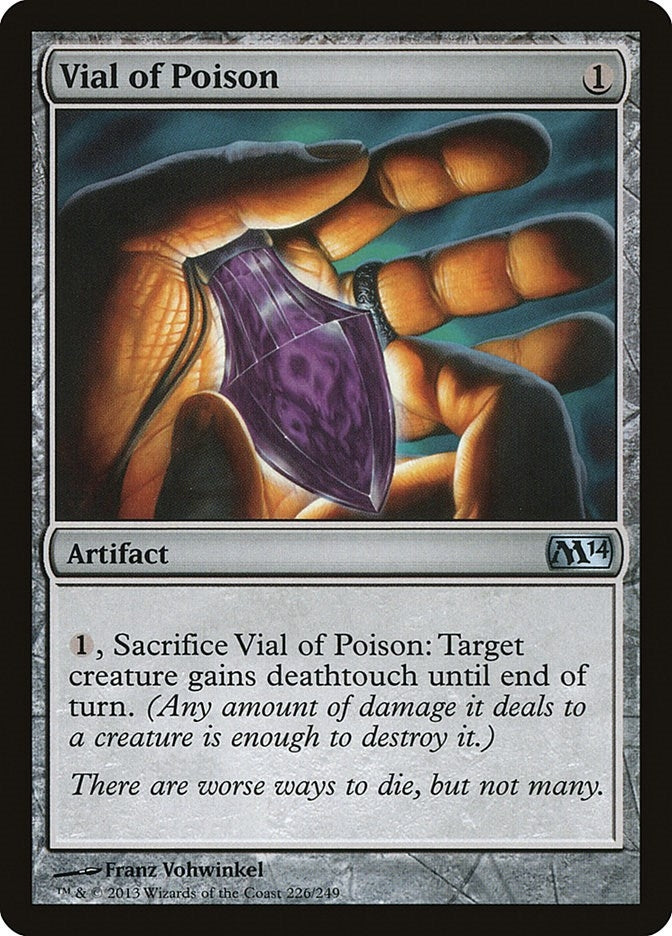 Image for Vial of Poison (226) (Magic 2014 (M14)) - Magic: The Gathering