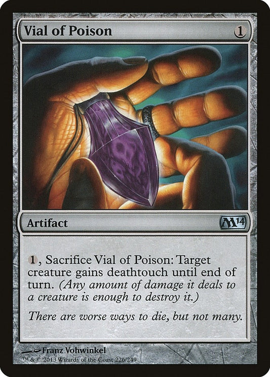 Image for Vial of Poison (226) (Magic 2014 (M14)) - Magic: The Gathering