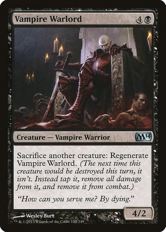 Image for Vampire Warlord (120) (Magic 2014 (M14)) - Magic: The Gathering