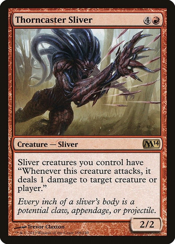 Image for Thorncaster Sliver (158) (Magic 2014 (M14)) - Magic: The Gathering