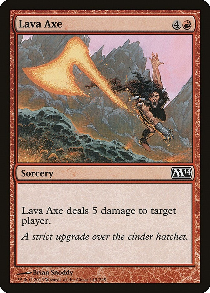 Image for Lava Axe (143) (Magic 2014 (M14)) - Magic: The Gathering