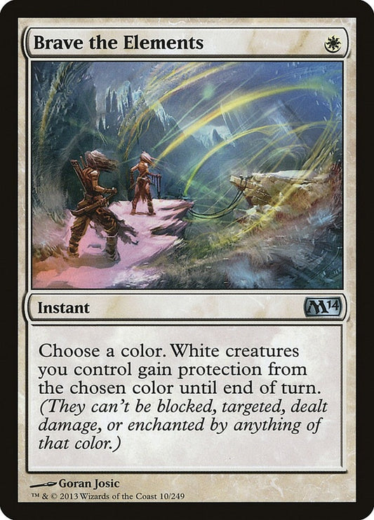 Image for Brave the Elements (10) (Magic 2014 (M14)) - Magic: The Gathering