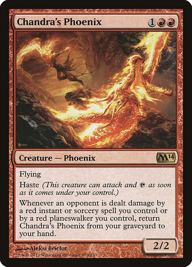 Image for Chandra's Phoenix (134) (Magic 2014 (M14)) - Magic: The Gathering