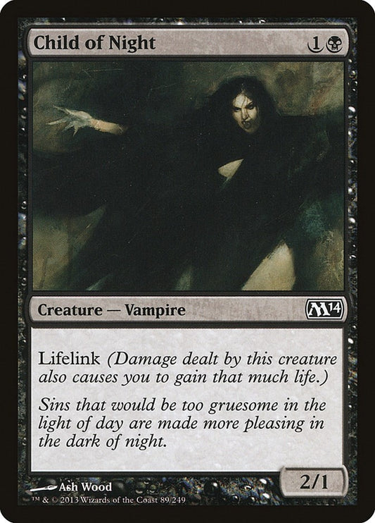 Image for Child of Night (89) (Magic 2014 (M14)) - Magic: The Gathering