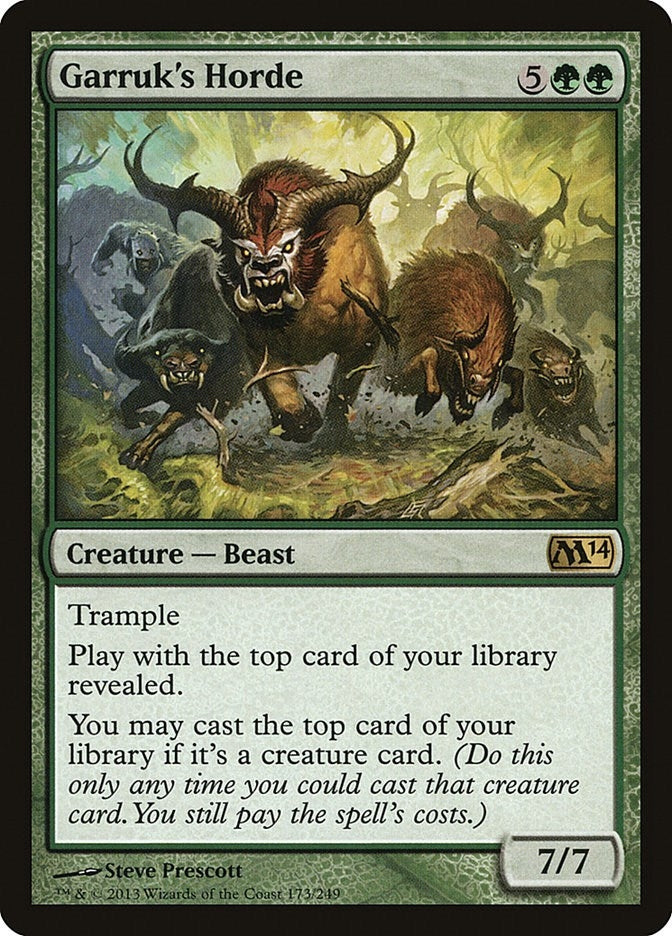 Image for Garruk's Horde (173) (Magic 2014 (M14)) - Magic: The Gathering