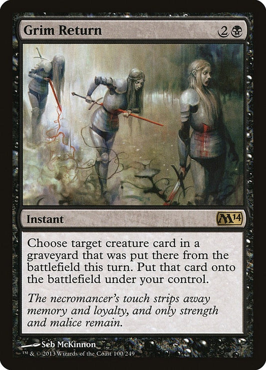 Image for Grim Return (100) (Magic 2014 (M14)) - Magic: The Gathering