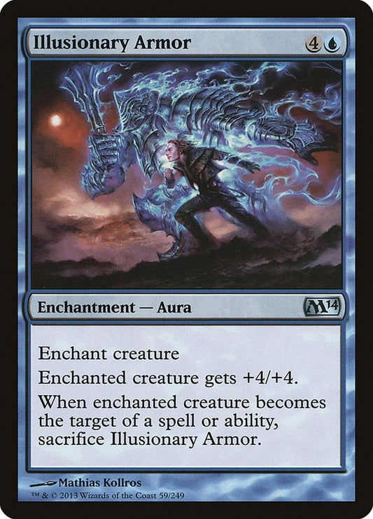 Image for Illusionary Armor (59) (Magic 2014 (M14)) - Magic: The Gathering