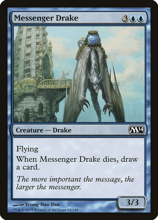 Image for Messenger Drake (63) (Magic 2014 (M14)) - Magic: The Gathering