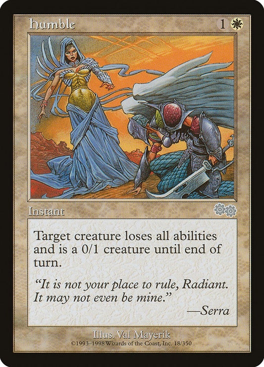Image for Humble (18) (Urza's Saga) - Magic: The Gathering