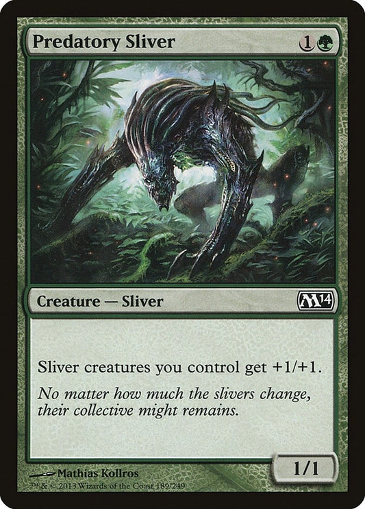 Image for Predatory Sliver (189) (Magic 2014 (M14)) - Magic: The Gathering
