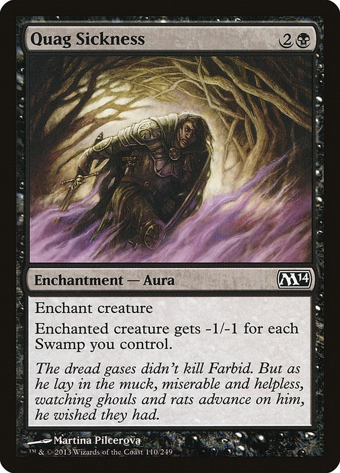 Image for Quag Sickness (110) (Magic 2014 (M14)) - Magic: The Gathering