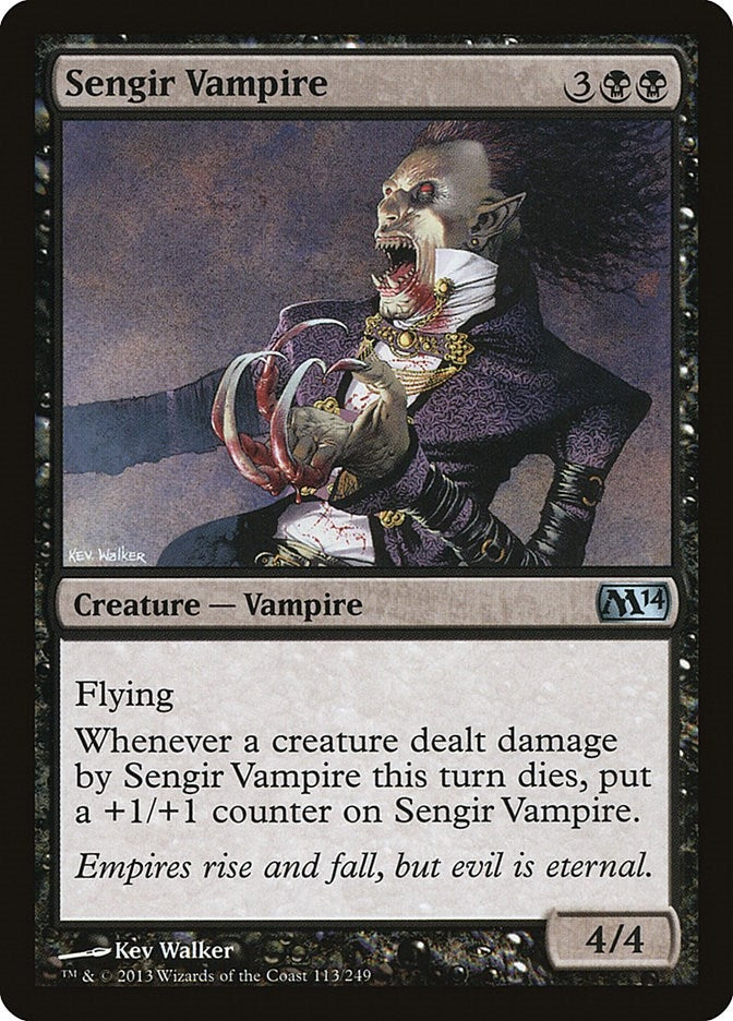 Image for Sengir Vampire (113) (Magic 2014 (M14)) - Magic: The Gathering