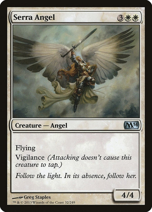 Image for Serra Angel (32) (Magic 2014 (M14)) - Magic: The Gathering