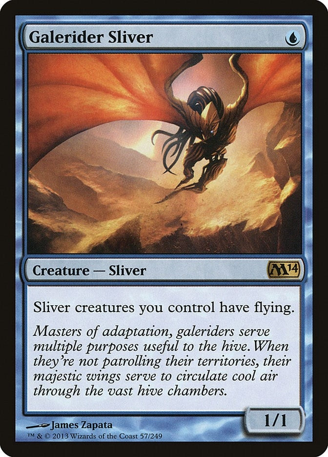 Image for Galerider Sliver (57) (Magic 2014 (M14)) - Magic: The Gathering