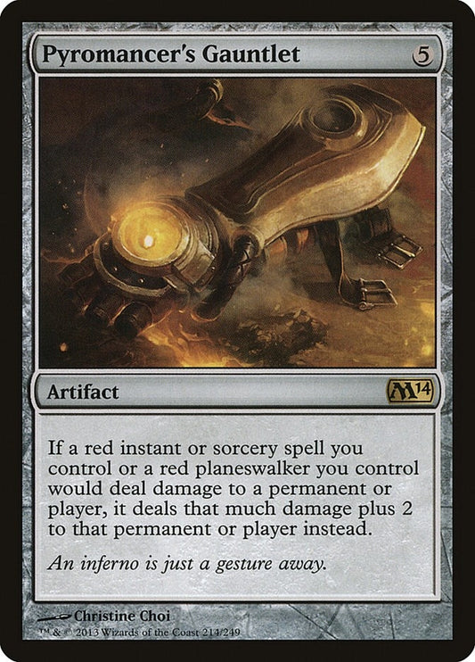 Image for Pyromancer's Gauntlet (214) (Magic 2014 (M14)) - Magic: The Gathering
