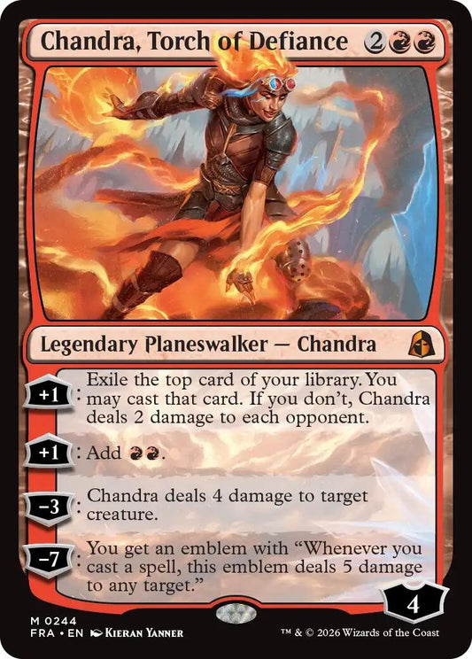 Image for Chandra, Torch of Defiance (244) (Reality Fracture) - Magic: The Gathering
