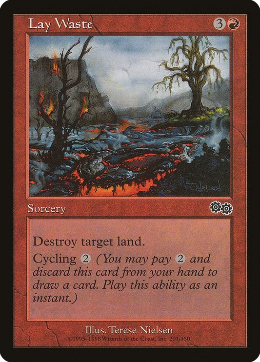 Image for Lay Waste (201) (Urza's Saga) - Magic: The Gathering