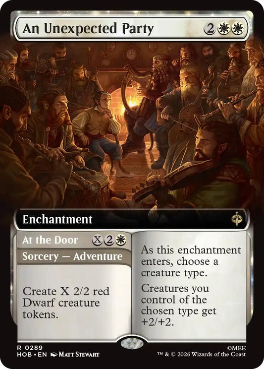 Image for An Unexpected Party (Extended Art) (289) (The Hobbit) - Magic: The Gathering