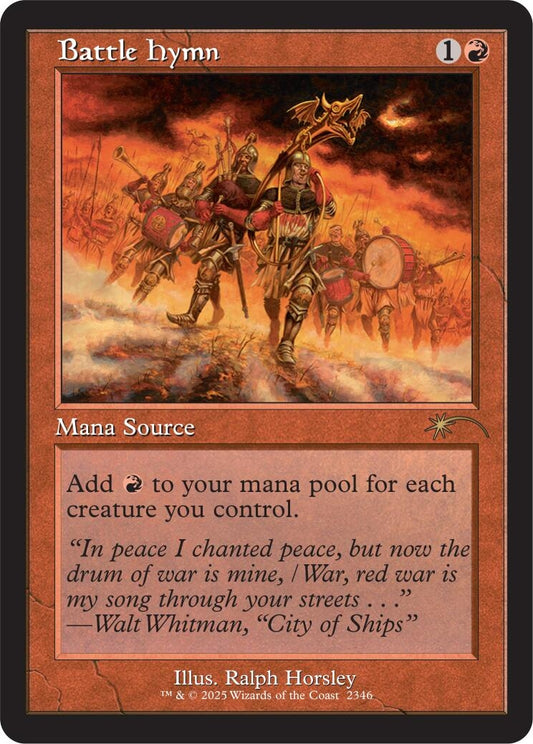 Image for Battle Hymn (2346) (Secret Lair Drop Series) - Magic: The Gathering