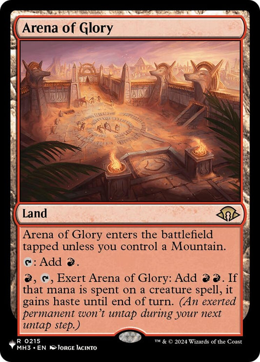 Image for Arena of Glory (215) (The List Reprints) - Magic: The Gathering