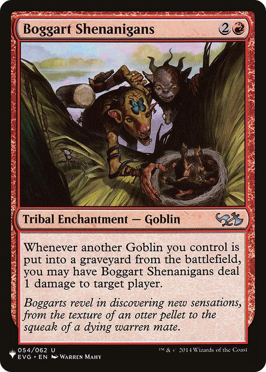 Image for Boggart Shenanigans (54) (The List Reprints) - Magic: The Gathering