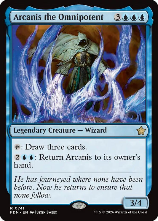 Image for Arcanis the Omnipotent (0741) (741) (Foundations) - Magic: The Gathering