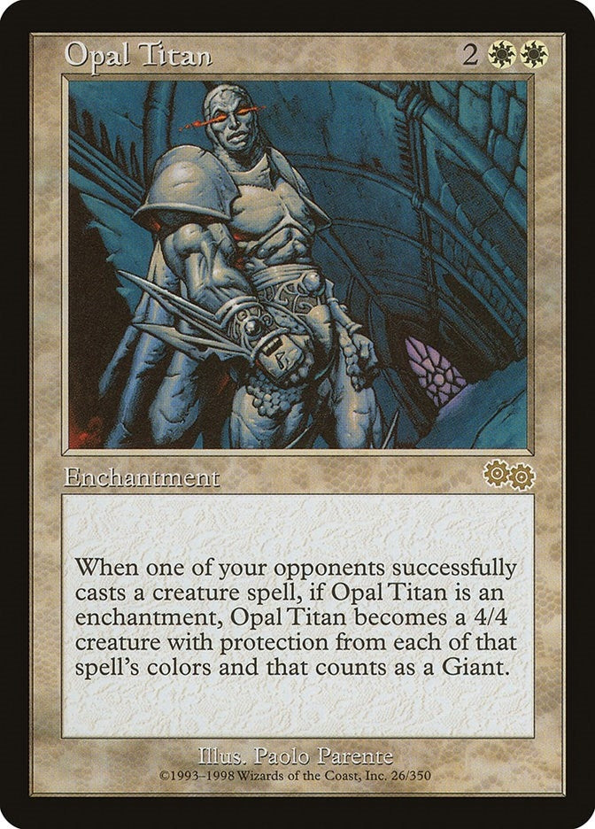 Image for Opal Titan (26) (Urza's Saga) - Magic: The Gathering