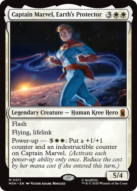 Image for Captain Marvel, Earth's Protector (11) (Marvel Super Heroes) - Magic: The Gathering