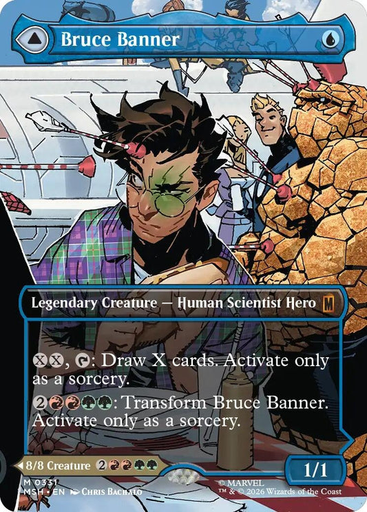 Image for Bruce Banner (Borderless) (0331) (331) (Marvel Super Heroes) - Magic: The Gathering
