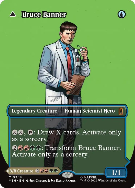 Image for Bruce Banner (Borderless) (0359) (359) (Marvel Super Heroes) - Magic: The Gathering