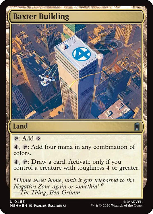 Image for Baxter Building (Surge Foil) (453) (Marvel Super Heroes) - Magic: The Gathering