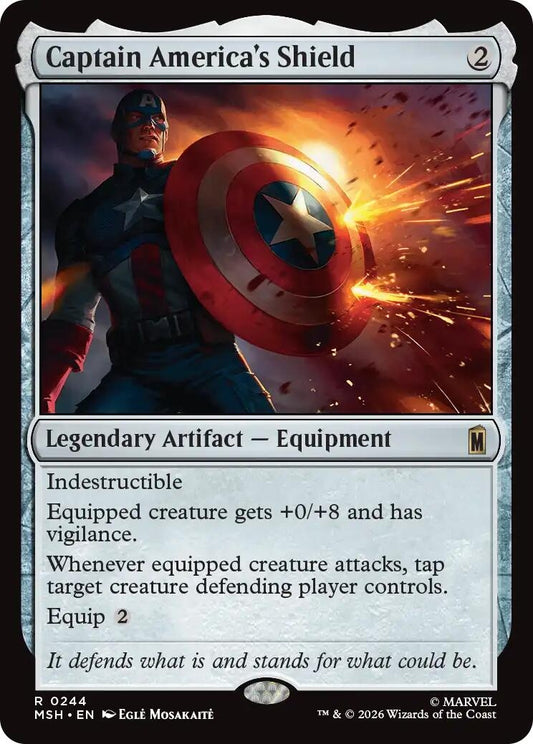 Image for Captain America's Shield (244) (Marvel Super Heroes) - Magic: The Gathering