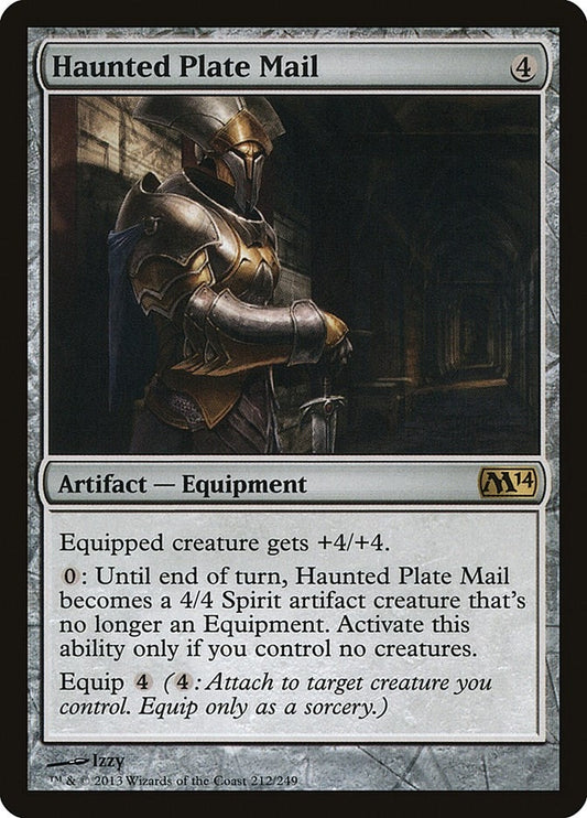Image for Haunted Plate Mail (212) (Magic 2014 (M14)) - Magic: The Gathering
