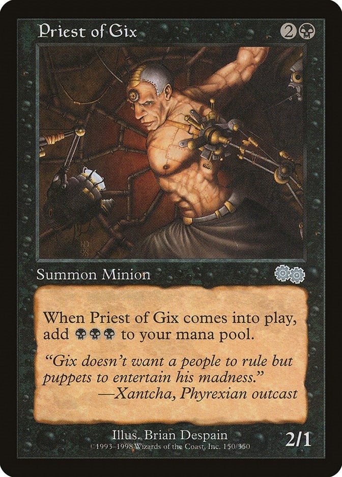 Image for Priest of Gix (150) (Urza's Saga) - Magic: The Gathering