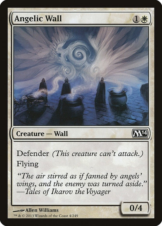 Image for Angelic Wall (4) (Magic 2014 (M14)) - Magic: The Gathering