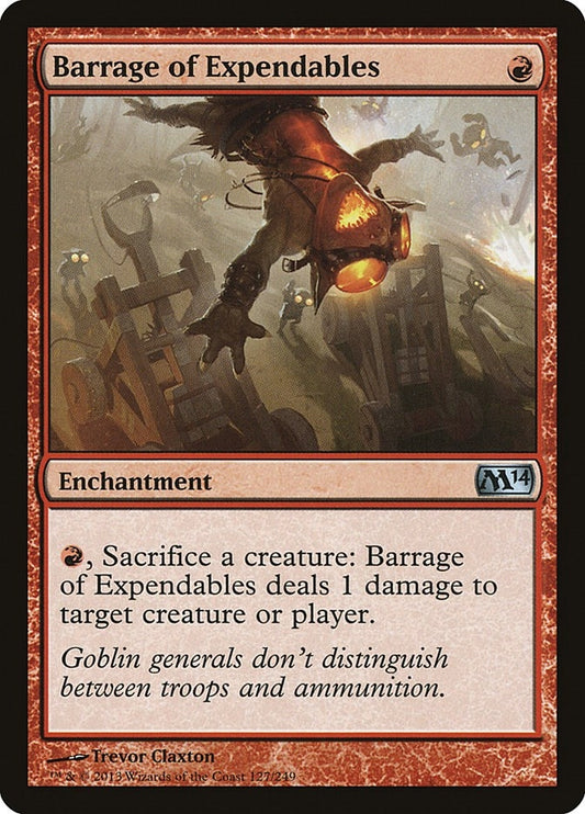 Image for Barrage of Expendables (127) (Magic 2014 (M14)) - Magic: The Gathering