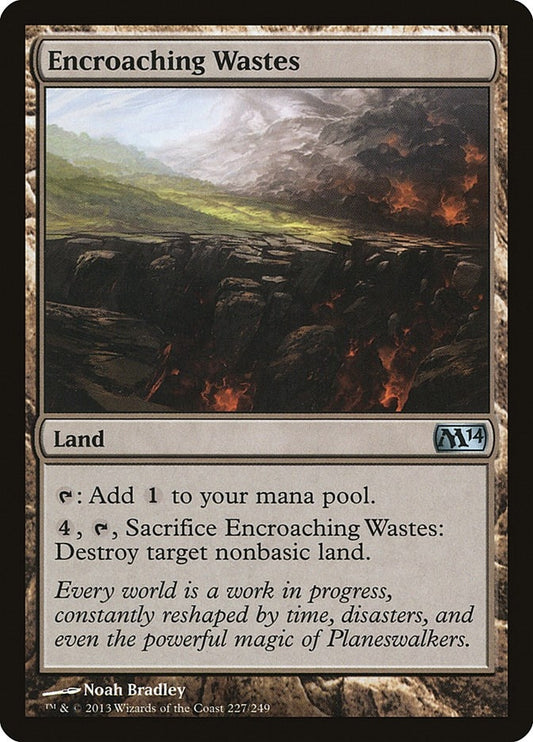 Image for Encroaching Wastes (227) (Magic 2014 (M14)) - Magic: The Gathering