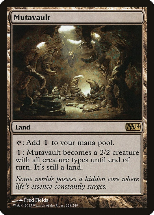 Image for Mutavault (228) (Magic 2014 (M14)) - Magic: The Gathering