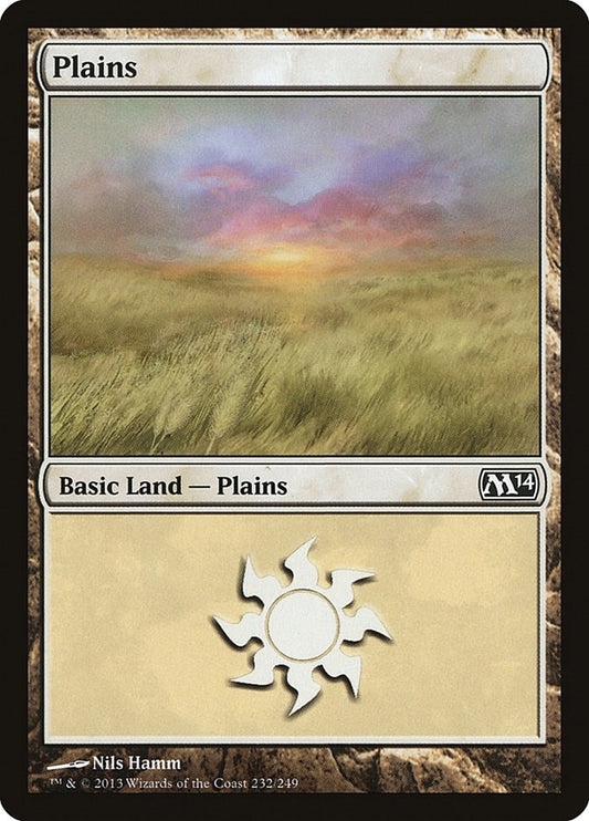 Image for Plains (232) (232) (Magic 2014 (M14)) - Magic: The Gathering