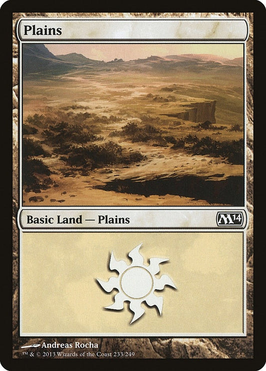 Image for Plains (233) (233) (Magic 2014 (M14)) - Magic: The Gathering
