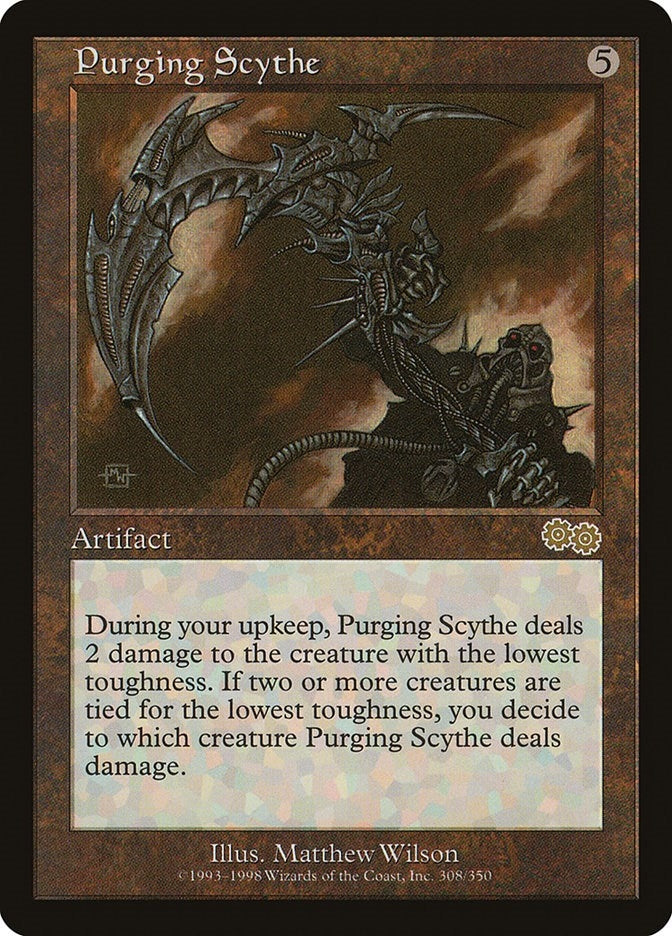 Image for Purging Scythe (308) (Urza's Saga) - Magic: The Gathering