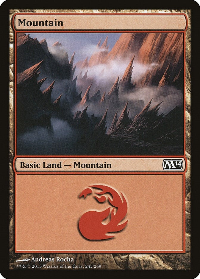 Image for Mountain (245) (245) (Magic 2014 (M14)) - Magic: The Gathering