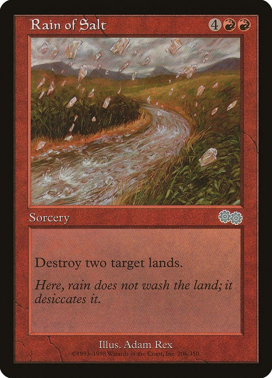 Image for Rain of Salt (206) (Urza's Saga) - Magic: The Gathering