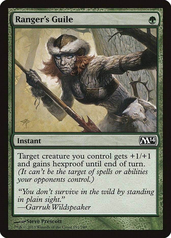 Image for Ranger's Guile (191) (Magic 2014 (M14)) - Magic: The Gathering