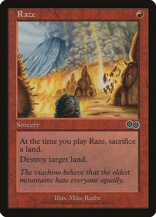 Image for Raze (207) (Urza's Saga) - Magic: The Gathering