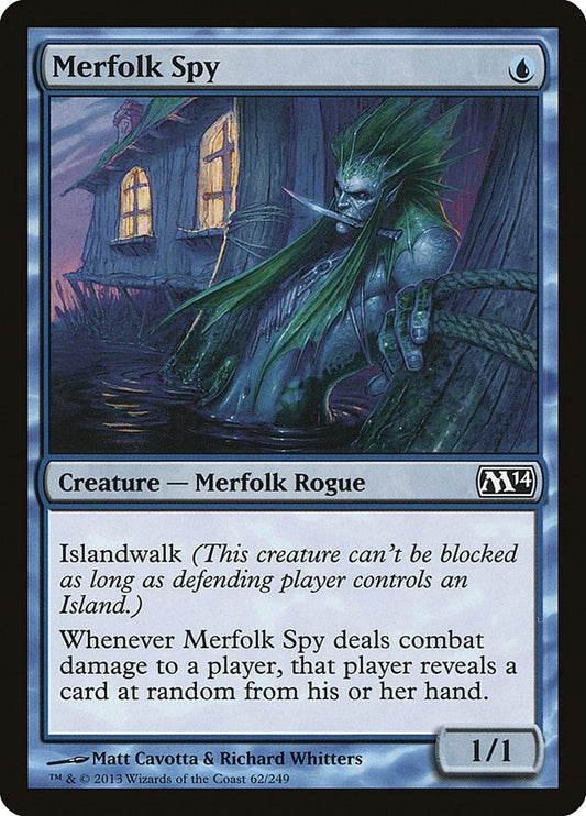 Image for Merfolk Spy (62) (Magic 2014 (M14)) - Magic: The Gathering