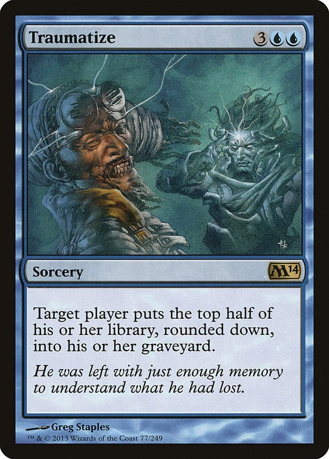 Image for Traumatize (77) (Magic 2014 (M14)) - Magic: The Gathering