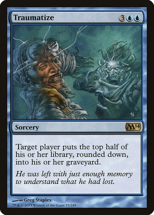 Image for Traumatize (77) (Magic 2014 (M14)) - Magic: The Gathering