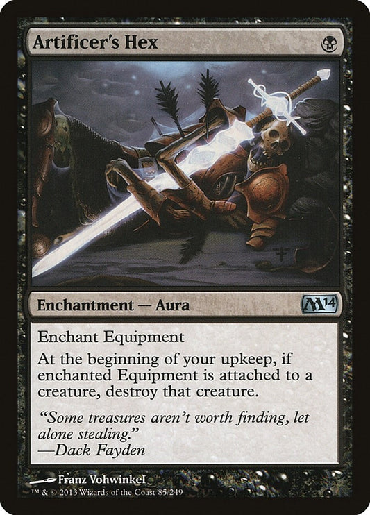Image for Artificer's Hex (85) (Magic 2014 (M14)) - Magic: The Gathering